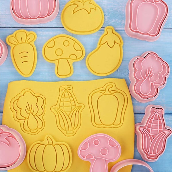 Plastisk Kjeksform Kakeutstikkere For Barn Baking Og Høytider