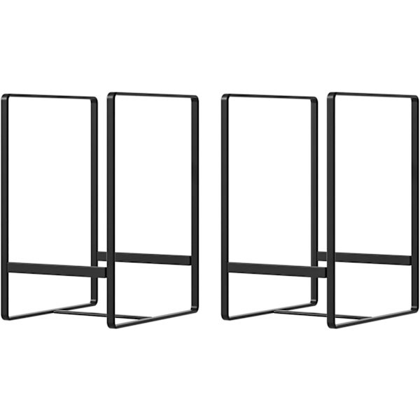 Vertikala tallrikshållare arrangörer 2-pack skåp diskställ metall tallrik disk arrangörer ställ för bänkskiva