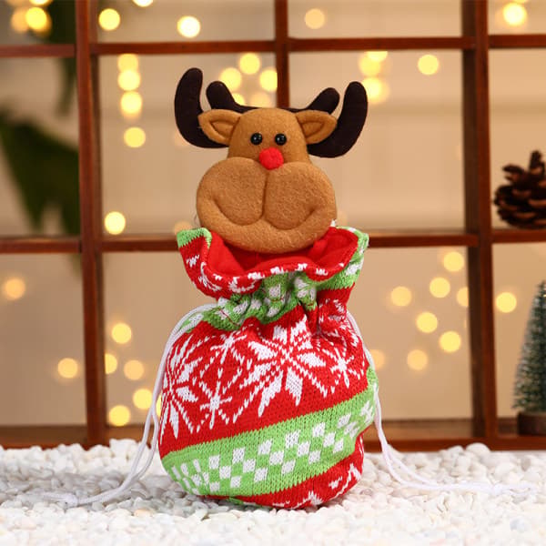 3-pack Stickade Julgranspynt Påsar - Rendier Design deer