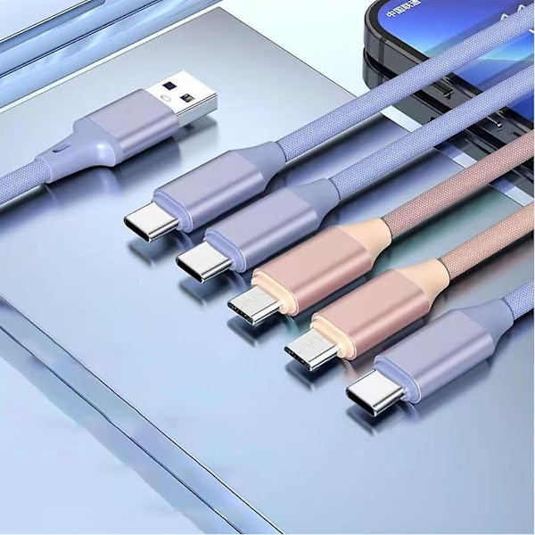 USB 2.0 Hane Till Micro USB Hane Adapter Splitter Kabel USB Till Typ