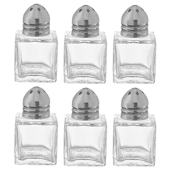 Mini Salt- och Pepparkvarnar - 0,5oz Glaskubkropp - Restaurangbruk - Form 1 shape1