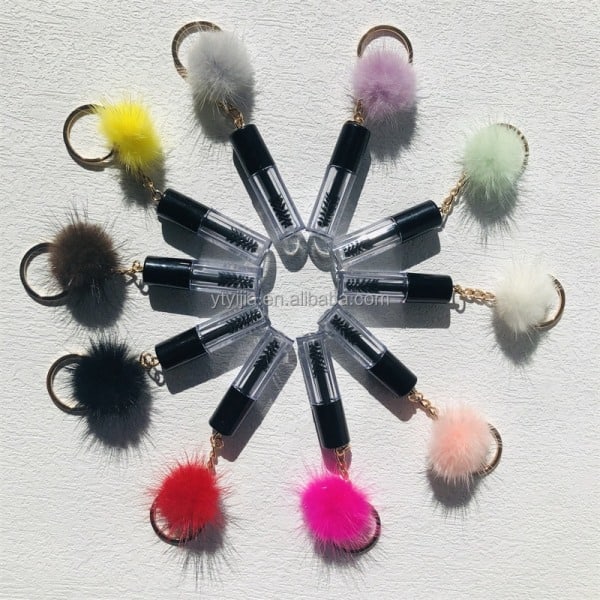 Ny populær mini mascara børste med puff bold