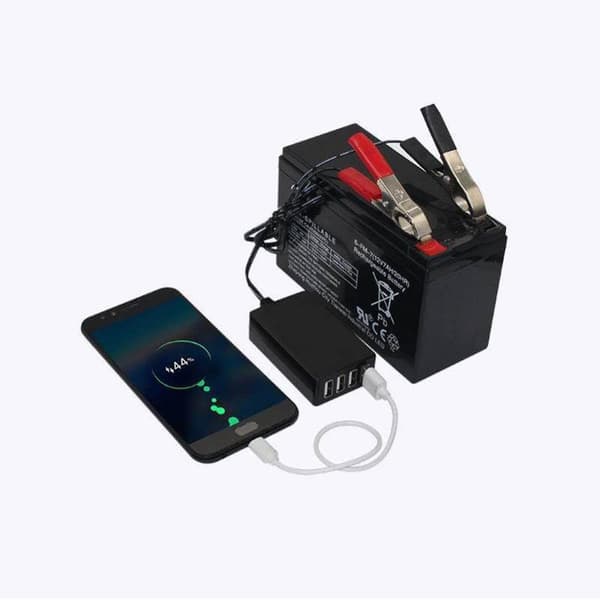 DC-konverter 12V 24V til 5V 8A USB Strømadapter Buck-Regulator