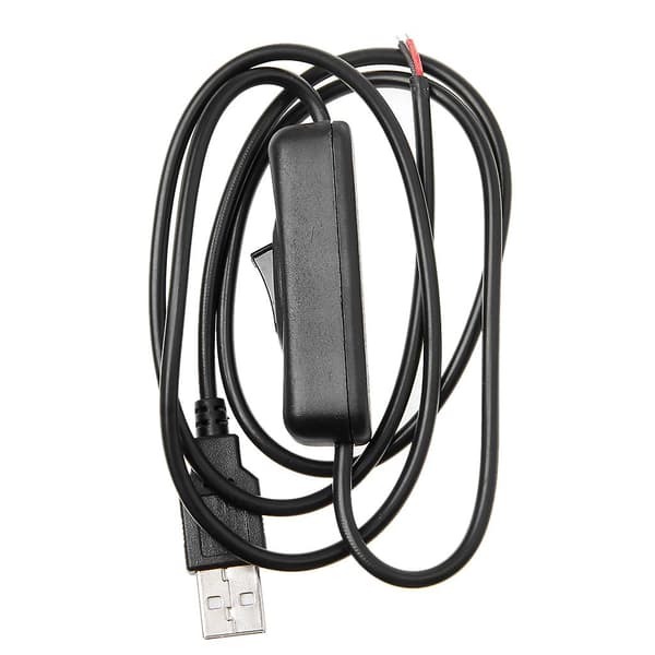 5V USB 2.0 Hane Kontakt 2 Pin Ström För DC 5V USB Strömförsörjning