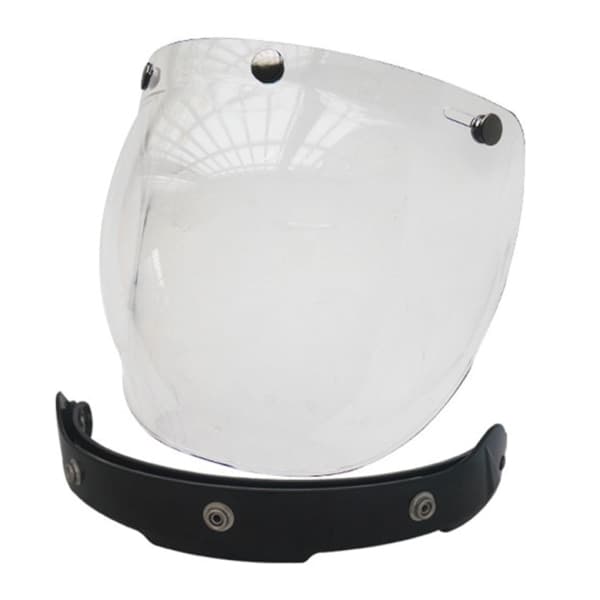 Universal Bubble Jet Retro Style Visir med Oppfellbart Vindskjerm