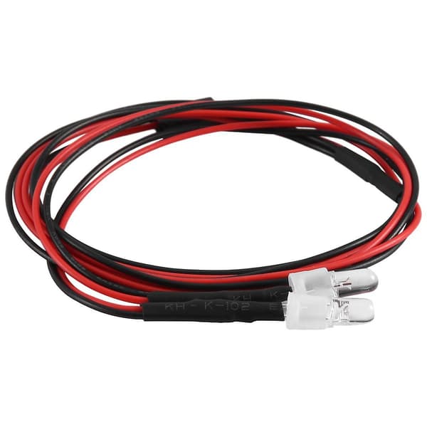 5 stk. 2led 5mm Forlygter Rc Tilbehør Led Lys Til 1/10 Model