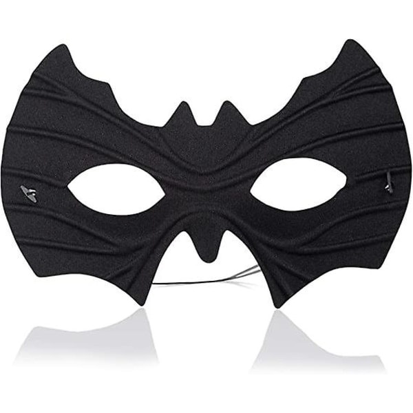 Skeleteen Fladdermus Ögonmask Kostym - Superhjälte Svart Fladdermusmask Utklädningskostym Tillbehör För En