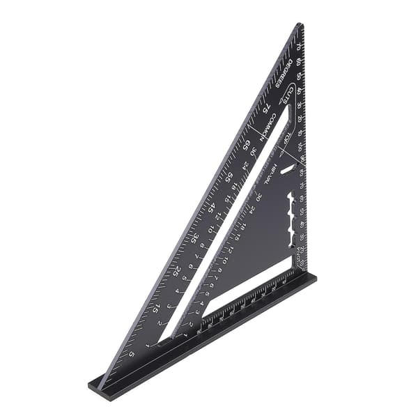 7/12 Tum Aluminiumlegering Triangulär Mätlinjal Träbearbetning