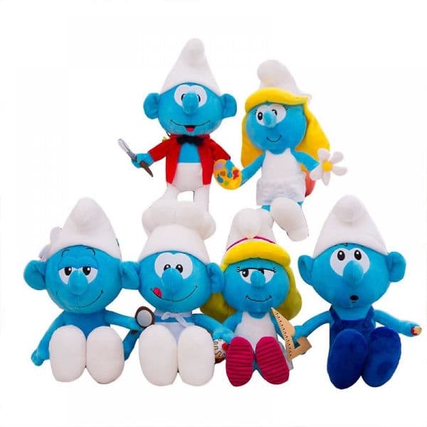 40cm Smurffit Pehmolelu Sarjakuvahahmo Anime Nukke Lelu #2