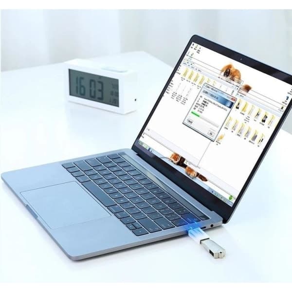 Supernopea USB C - USB 3.0 -sovitin, musta