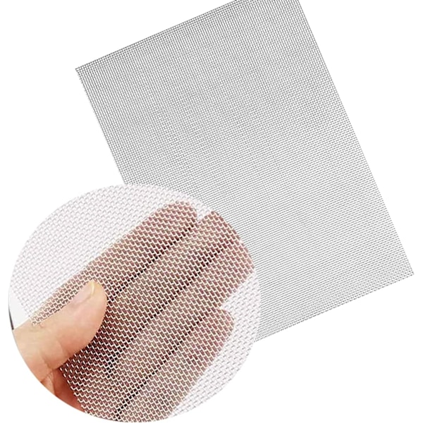 Fint metallnett, 20 Mesh Wire Mesh Woven Mesh, 150x210mm Wire Mesh, Woven Mesh Rustfritt Stål Mesh Gnager Nett Woven Ark