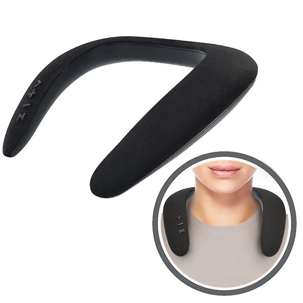 Bärbara Bluetooth högtalare med nackband, trådlös bärbar personlig kroppshögtalare （1 st）