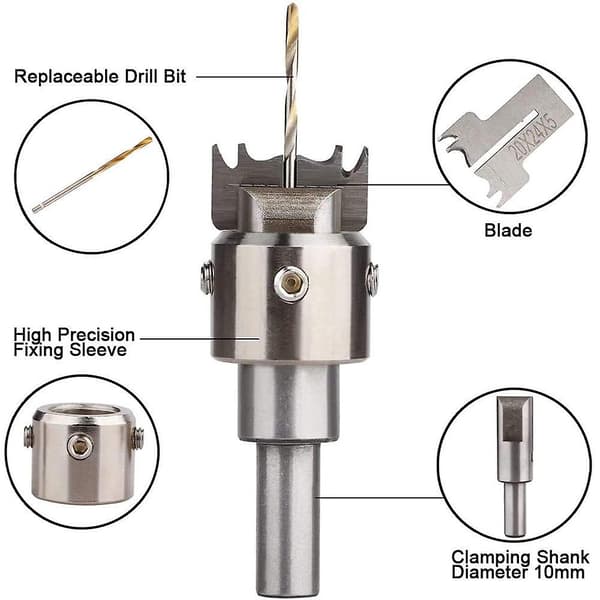 30 stk Ringbor Sett, 16-21 mm Blader Tre Ringbor W