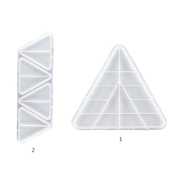 Multifunksjonell Form For Trekantfat Epoksy Resin Støpeform Frukt Nøtt St