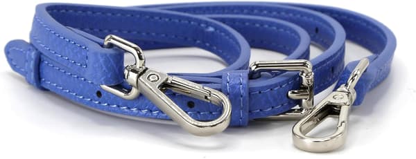 Mini läder axelväska rem, äkta läder modifiering, inget behov av att stansa hängande spänne Cornflower SET