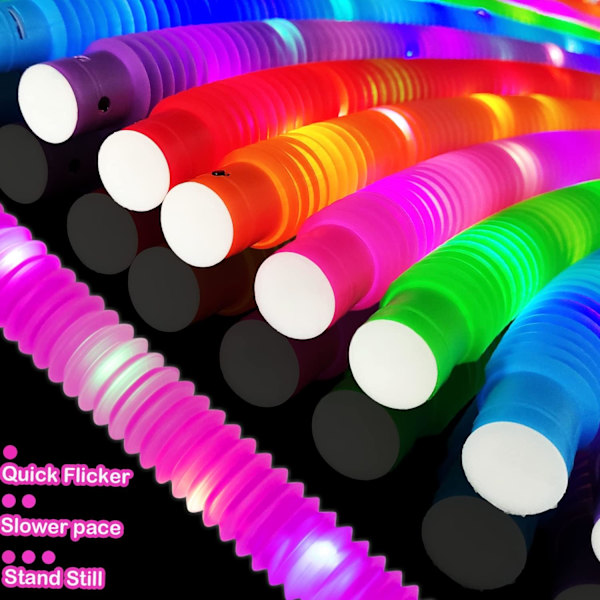 Glow Sticks Party Pack 12 STK - Selvlysende festartikler for barn, lysende halskjeder armbånd tilbehør for gutter og jenter. 12pc