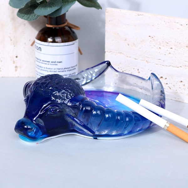 Ko För Huvud Askfat Ornament Silikon Resin Form För DIY Hantverk