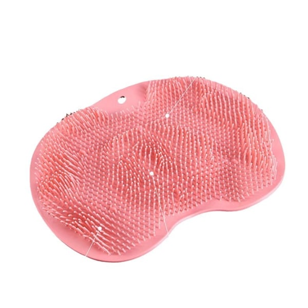 Silikoninen Jalkojen Kuorintaharja Selänpesin Suihkuharja Imuilla Vaaleanpunainen pink