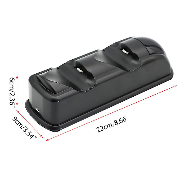Dobbel Kontroller Laderstasjon Base For Slim Pro Ladestasjon