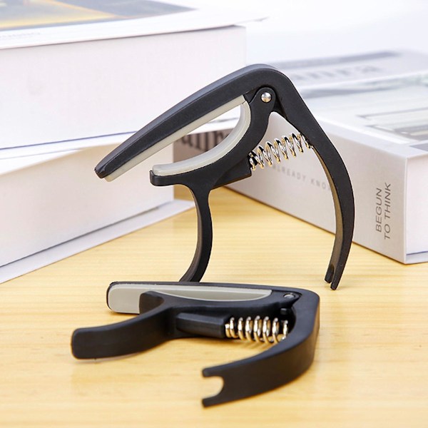 Nylon Stål Glidande Capo 4 Strängar 6 Strängar Akustisk Gitarr För