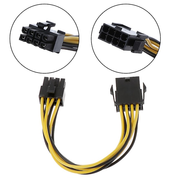 8-nastainen uros - 8-nastainen naaras Atx Eps emolevyn CPU-virtalähde