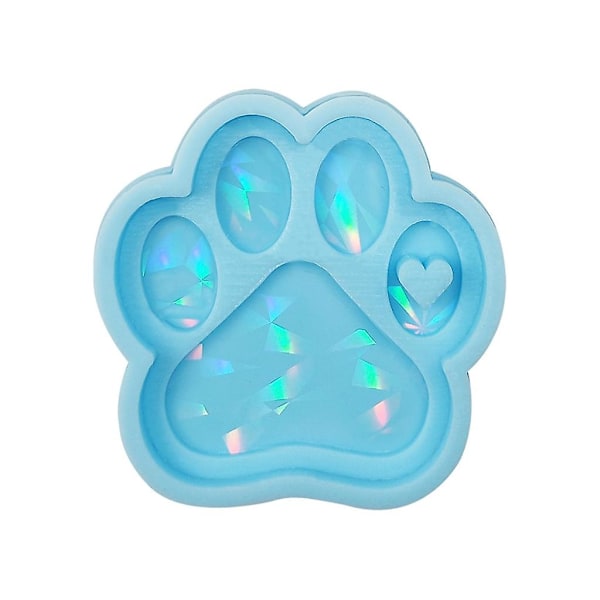Färgglad Holografisk Resin Form Nyckelring Silikonform Gör-det-själv Hänge