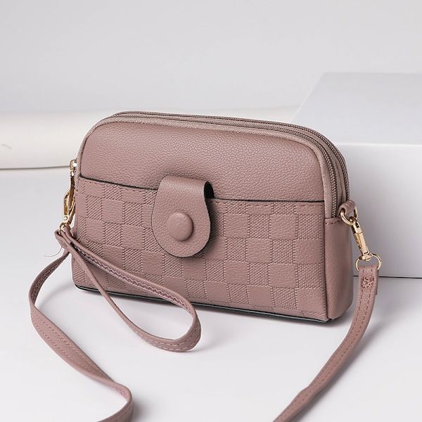 Mr. Puffe Vår Kvinnors Satchel Mode Trend Kvinnors Satchel Mjukt Läder Alla Enkla Axelväska Crossbody Väska Ny Liten Väska Kvinnor Khaki Khaki
