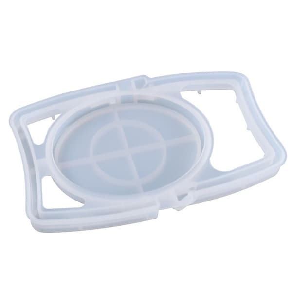 Oval Makeup Spejl Epoxy Resin Form Desktop Vanity Spejl Silico