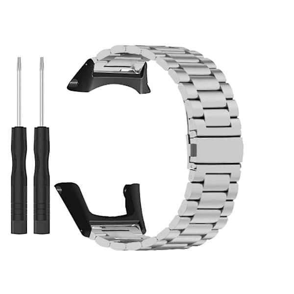 Rustfrit stål armbånd til Sunnto Ambit 3/3 Run/2s/2/1 Sølv Silver