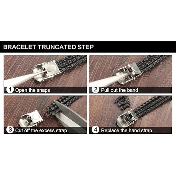 Herre Læder Armbånd Sort Brun Multilayer Flettet Reb Guitar Diskantnøgle Musik Note Smykke Armbånd Justerbart