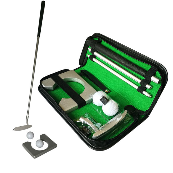 Naievear 3-delad hopfällbar högerhänt Golf Putter Club Portable Putting Tool Present