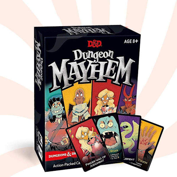 Dungeons & Dragons: Dungeon Mayhem Kortspel, Flerfärgad, 2.49 x 9.91 x 12.7 cm