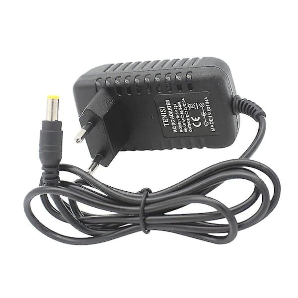 AC/DC 12V 1A Strømadapterlader med EU-plugg for LED-lysstripe CCTV