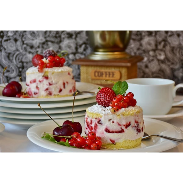 4-tums Mini Springform Panset - 4 Delars Liten Nonstick Cheesecakeform för Mini Cheesecakes, Pizzor och Quicher