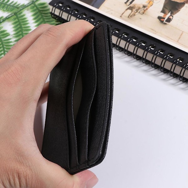 PU-nahkainen luottokorttikotelo RFID-suojattu lompakko rahalle