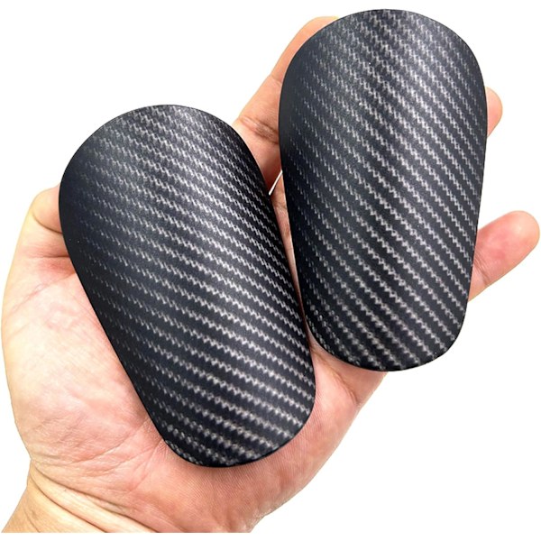 Små leggbeskyttere for fotball – 2 stk. mini leggbeskyttere, 10 x 6 cm, beskyttelsesutstyr for menn, kvinner, barn og jenter S