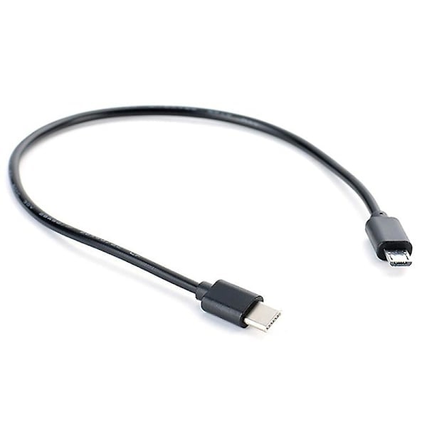 Type C USB-C till Micro USB-kabel Micro B USB Type C-kabel Hane till Hane Datakabel 30CM