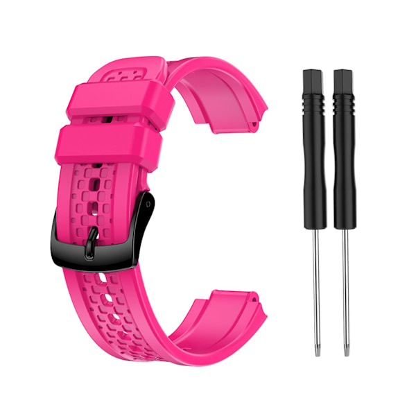 For Forerunner 25 Loop Anti-ripe Silikonrem Armbånd Svette