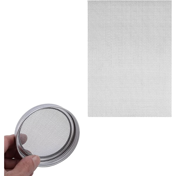 Fint metallnett, 20 Mesh Wire Mesh Woven Mesh, 150x210mm Wire Mesh, Woven Mesh Rustfritt Stål Mesh Gnager Nett Woven Ark