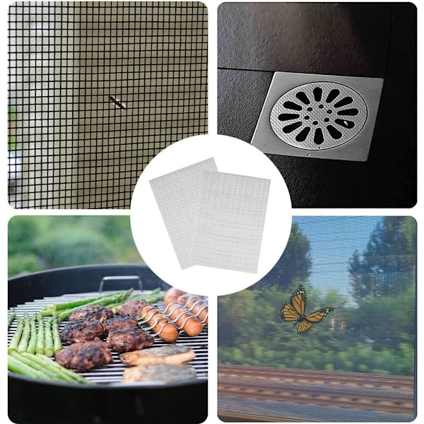Fint metallnett, 20 Mesh Wire Mesh Woven Mesh, 150x210mm Wire Mesh, Woven Mesh Rustfritt Stål Mesh Gnager Nett Woven Ark