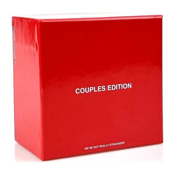 We're Not Really Strangers Kortspil - Et interaktivt kortspil for voksne og icebreakers [HK] Par Udgave Couples Edition