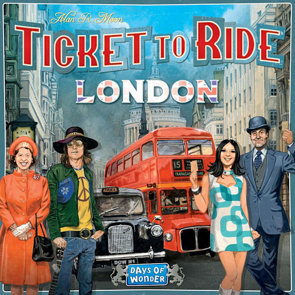Days of Wonder | Ticket to Ride London brætspil | Fra 8 år | For 2 til 4 spillere | Gennemsnitlig spilletid 10-15 minutter