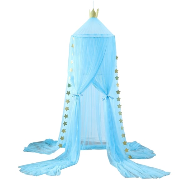Lyxmyggnät Sängkapell Ins stil kronprinsessa kupol myggnät barnsäng mantel baby myggnät