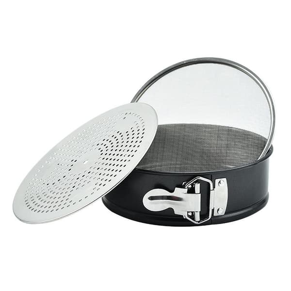 Professionel Rund Sigte Rustfrit Stål Sukker Filter Kage Bagning