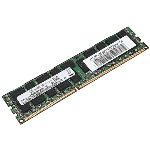 8GB DDR3 1333MHz ECC RAM Hukommelse PC3L-10600R 1.35V 2Rx4 Reg ECC RAM til Server Workstation