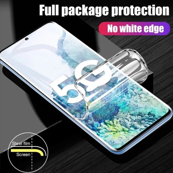 3 stk. Hydrogel Film til Redmi Note 8 Pro skærmbeskytter