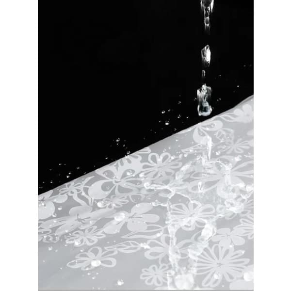 PEVA duschdraperi hängande gardin fri stans E 200x240cm E