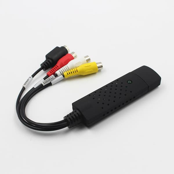 Usb 2.0 Videoadapter med Ljudinspelning Video Tv Dvd Vhs Dvr Ca