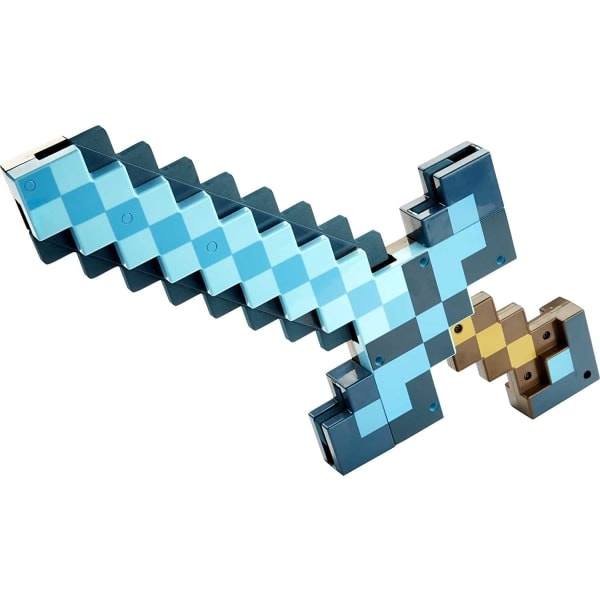 Minecraft leksaker, rollspelsaccessoarer i barnstorlek, present till barn - blå blue