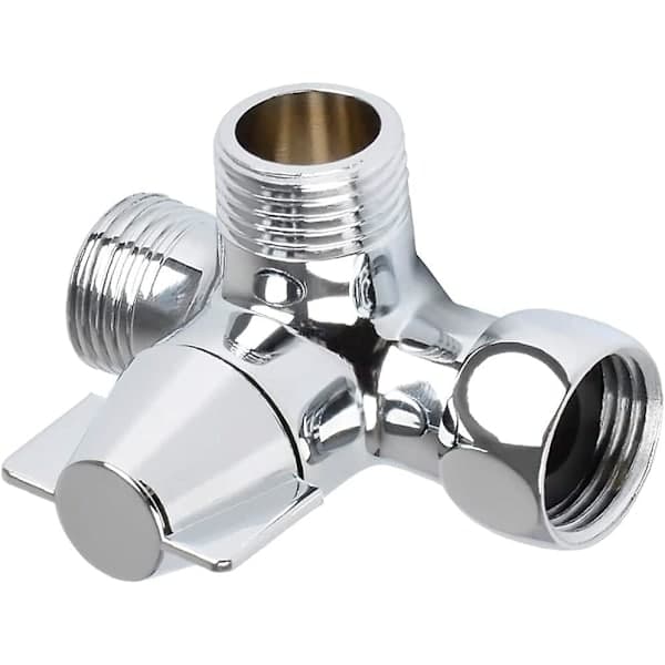 Passende solid messing 3-vejs ventil, 3-vejs omskifterventil, 3-vejs bruseomskifterventil, G1/2 \" T-adapter T-adapter